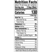 Ranch dressing nutrition facts label with serving size 2 tbsp and 130 calories
