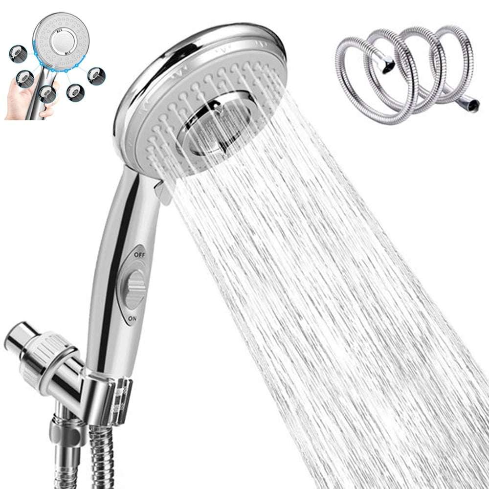 DnxnIaIfy Shower Head, High Pressure Rain ShowerHead, Handheld ShowerHeads Combo with 60" Hose for bathroom