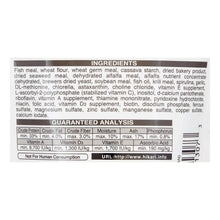 Hikari algae wafer fish food ingredients and nutrition facts panel