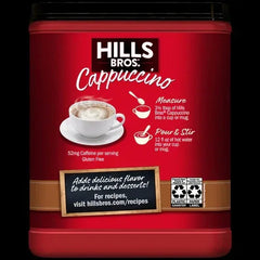 Hills Bros. Cappuccino English Toffee - Instant Cappuccino Mix