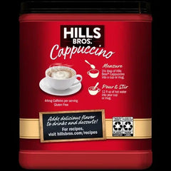 Hills Bros. Cappuccino Hazelnut - Instant Cappuccino Mix
