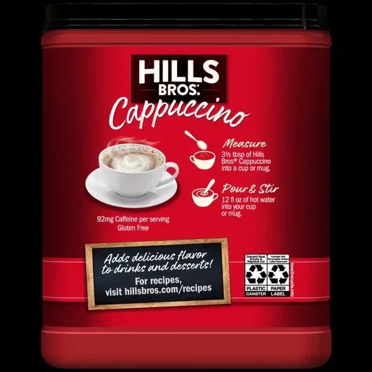Hills Bros. Cappuccino Classic Cappuccino - Instant Cappuccino Mix