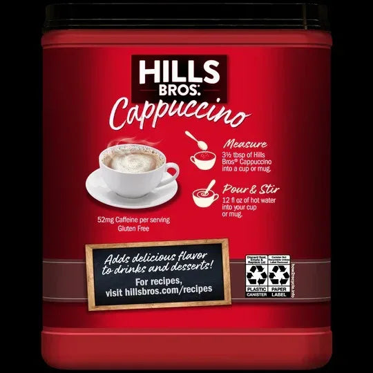 Hills Bros. Cappuccino Double Mocha - Instant Cappuccino Mix