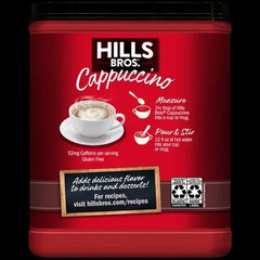 Hills Bros. Cappuccino Double Mocha - Instant Cappuccino Mix