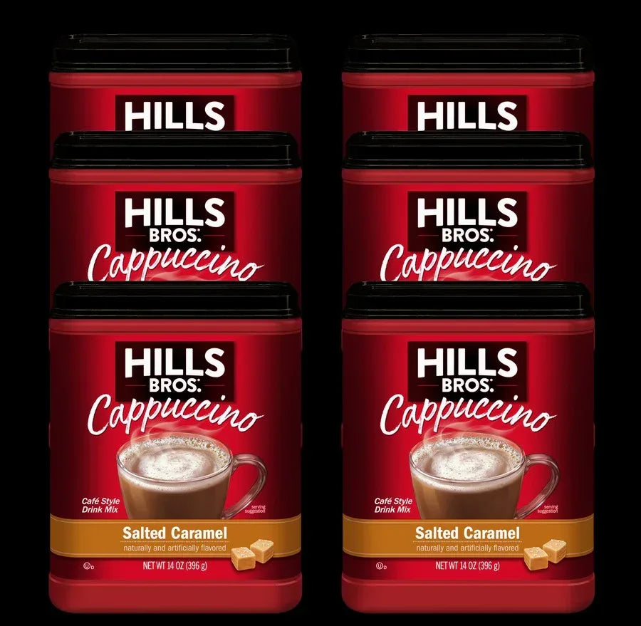 Hills Bros. Cappuccino Salted Caramel - Instant Cappuccino Mix