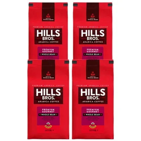 Hills Bros. Coffee Premium Gourmet - Medium Roast - Whole Bean - Premium Arabica