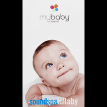 Mybaby sounds pad lullaby soundspa projector box with baby portrait