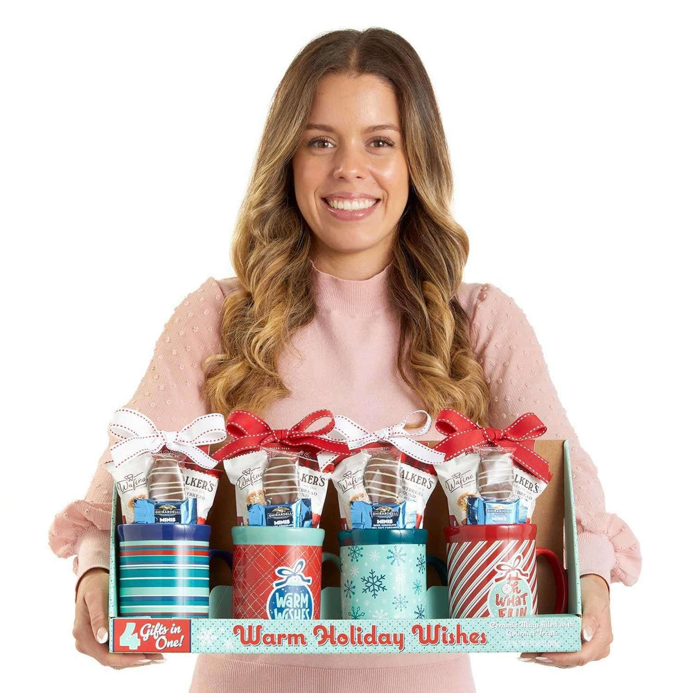 Holiday Ceramic Mug Gift Set, 4 ct. - USA MEGA SHOP