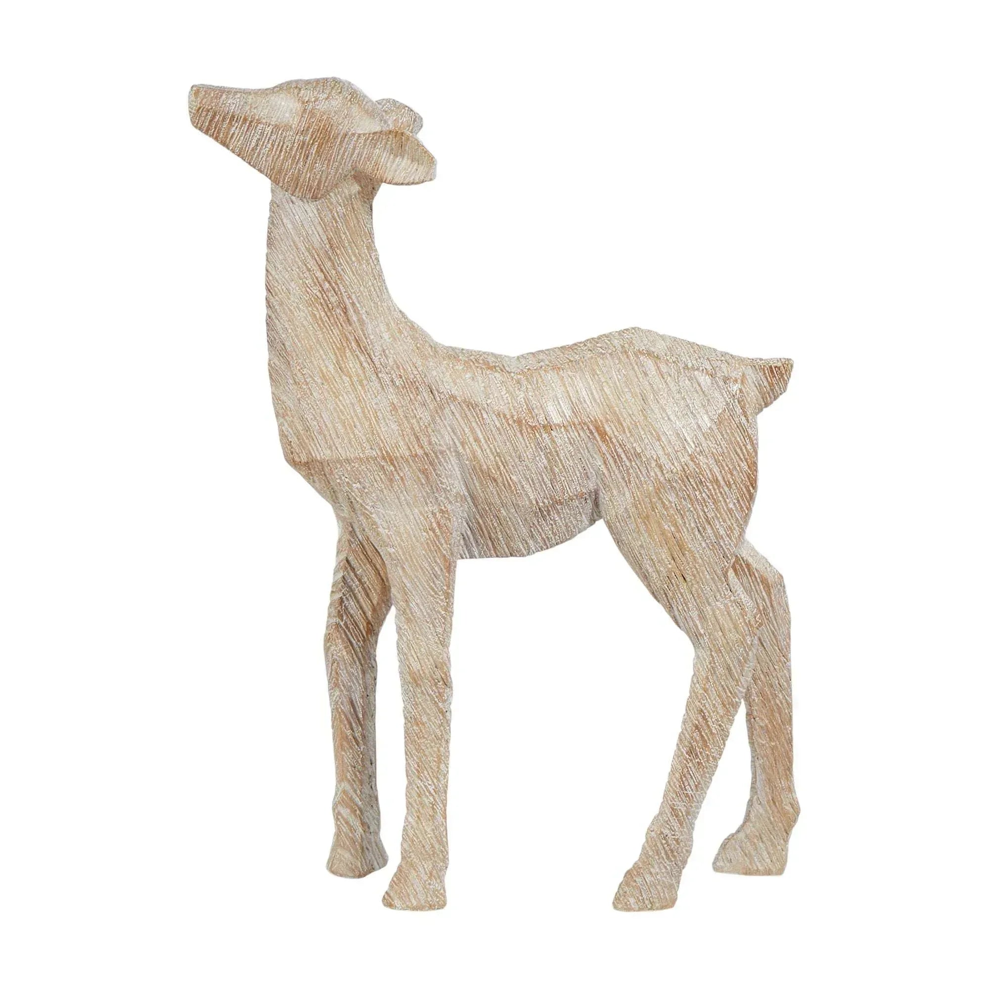Holiday Deer Family with Trees, Set of 5