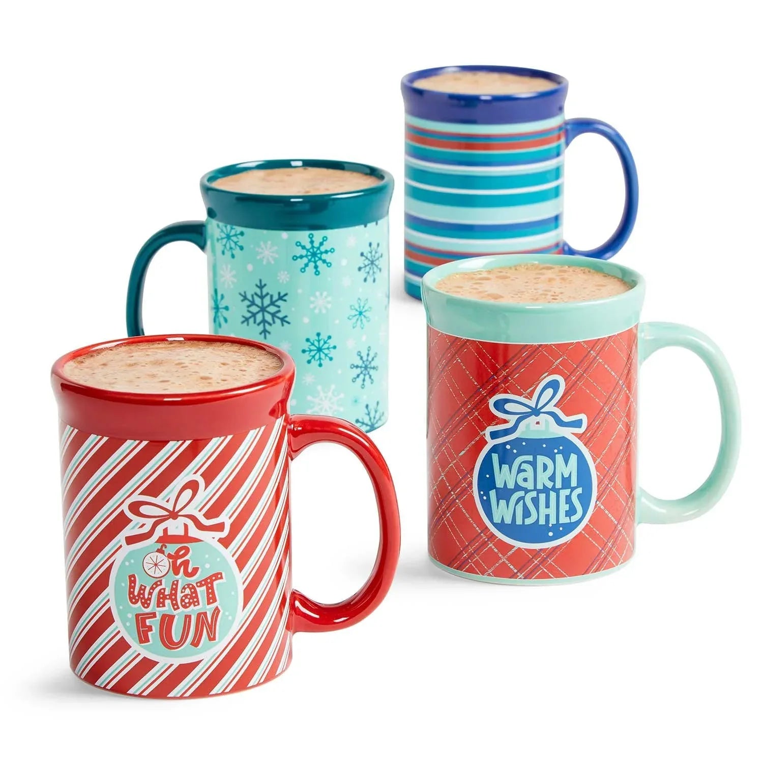 Holiday Ceramic Mug Gift Set, 4 ct. - USA MEGA SHOP