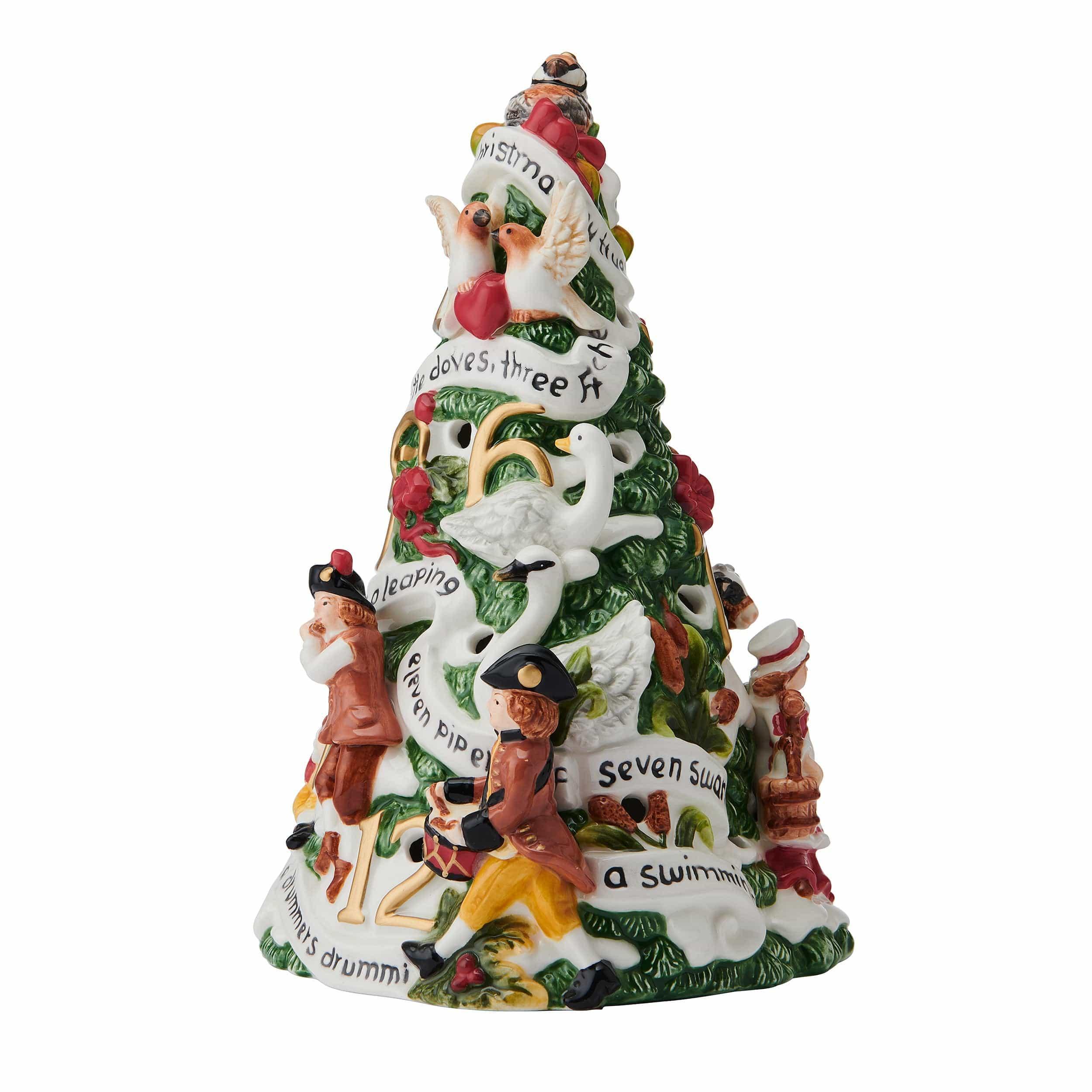 Holiday Luminary Christmas Tree LED Figurine, 9.5 IN - USA MEGA SHOP