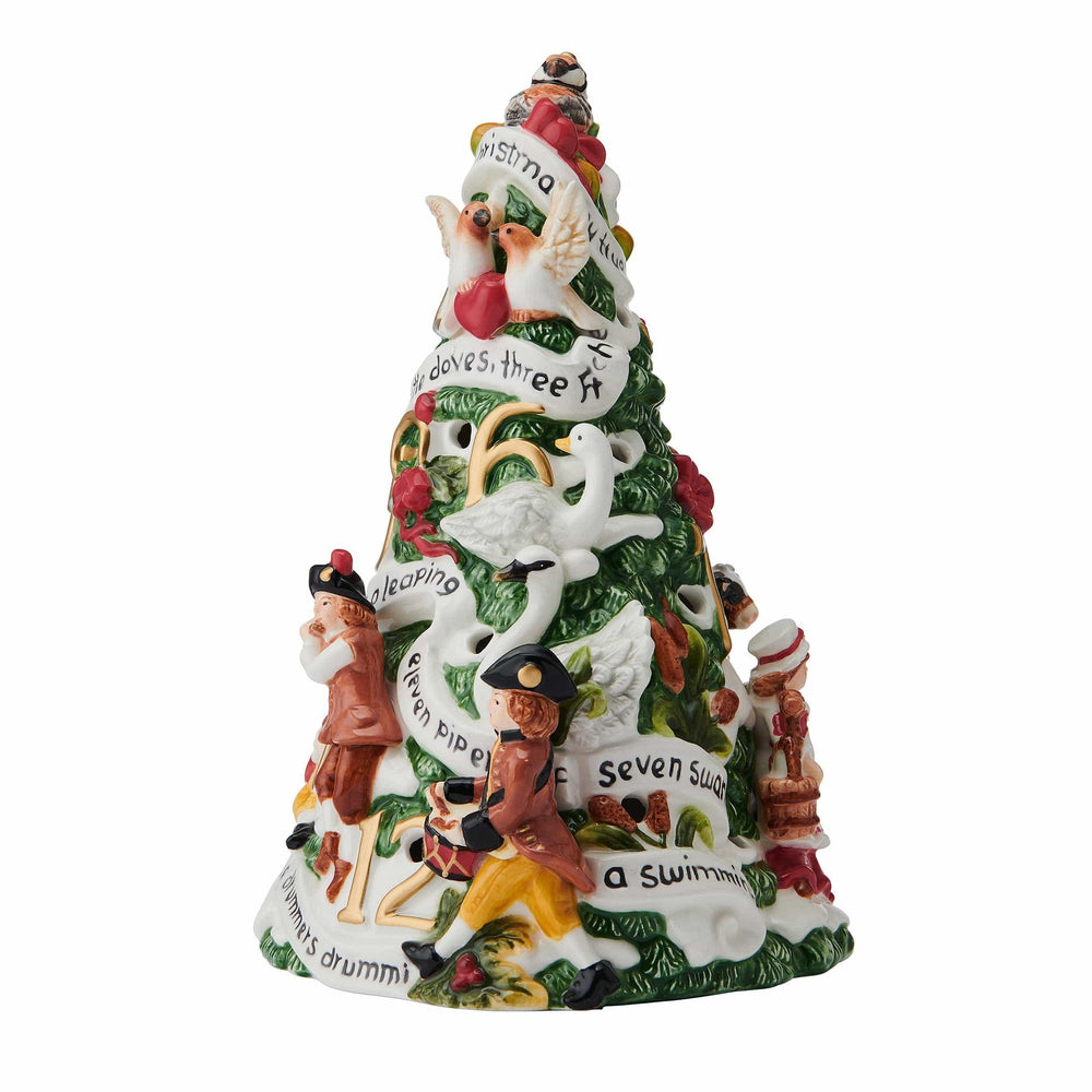 Holiday Luminary Christmas Tree LED Figurine, 9.5 IN - USA MEGA SHOP