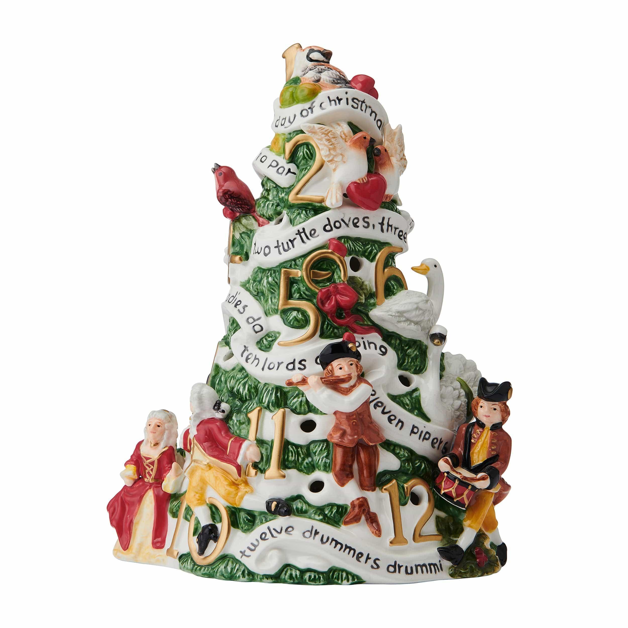Holiday Luminary Christmas Tree LED Figurine, 9.5 IN - USA MEGA SHOP