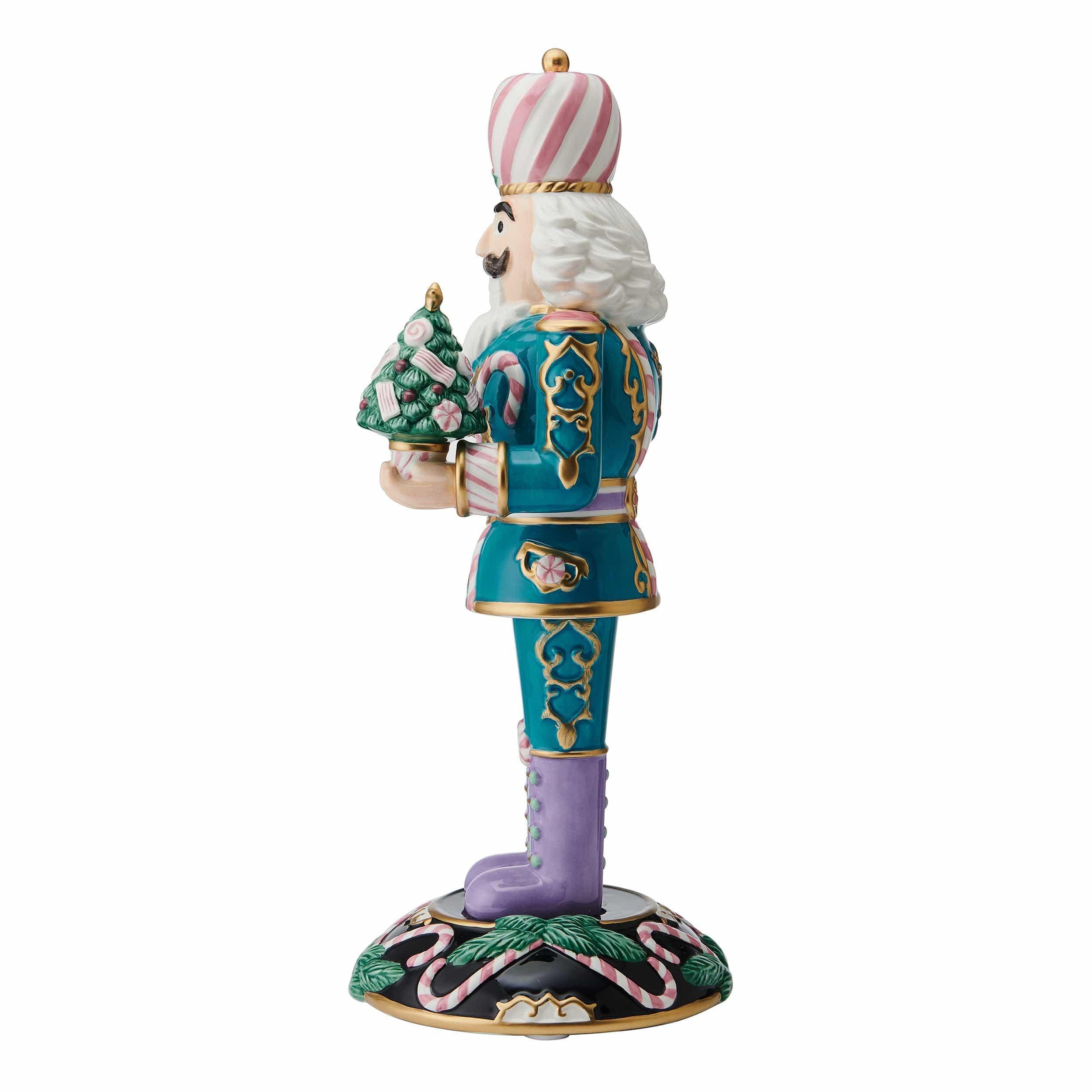 Holiday Nutcracker Pastel Sugar Plum King, 17 IN - USA MEGA SHOP