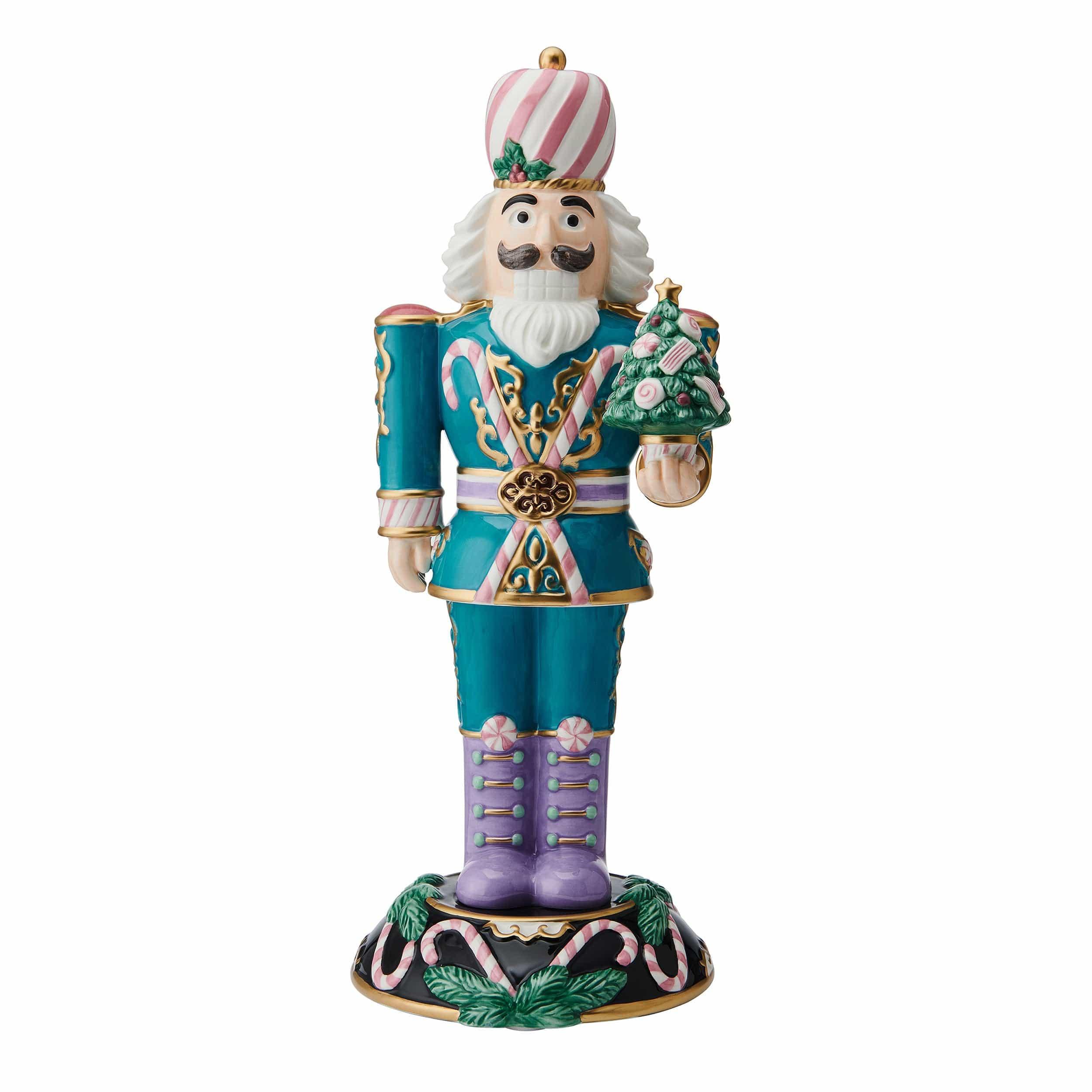 Holiday Nutcracker Pastel Sugar Plum King, 17 IN - USA MEGA SHOP