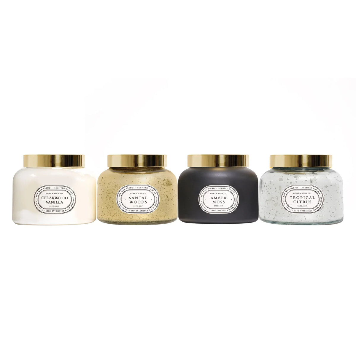 Home and Body Company Candle 12 oz Set, 4-pack - USA MEGA SHOP