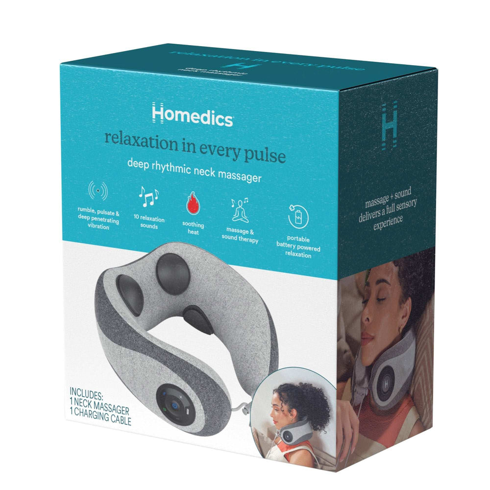 Homedics Portable Neck Massager with Music & Vibration