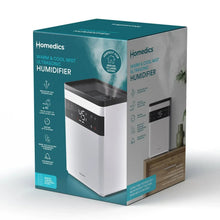 Homedics warm & cool mist ultrasonic humidifier retail box