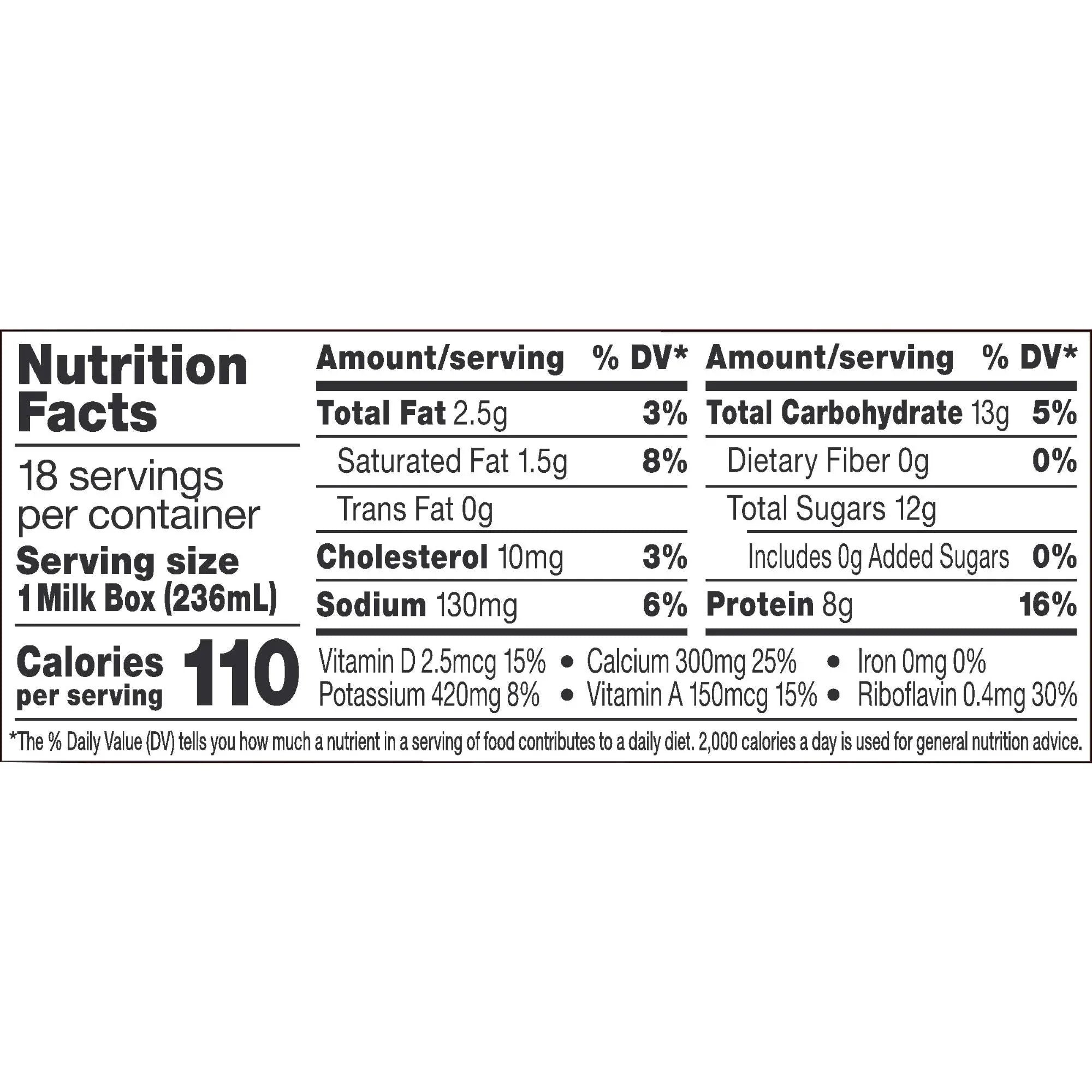 Horizon, Organic Low-fat Milk, 8 oz, 18-Count - USA MEGA SHOP