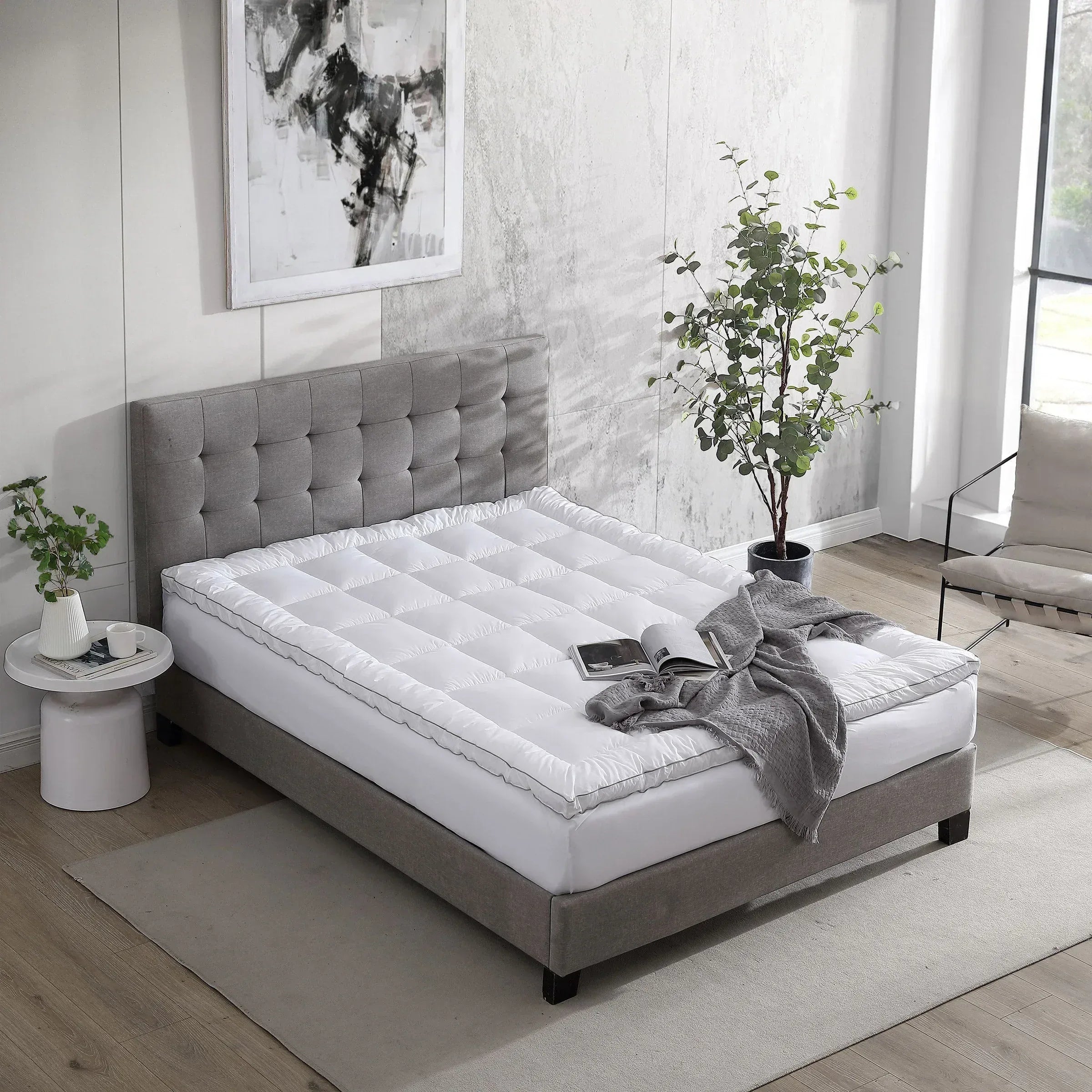 Hotel Grand Polyester Filled 2” Mattress Topper