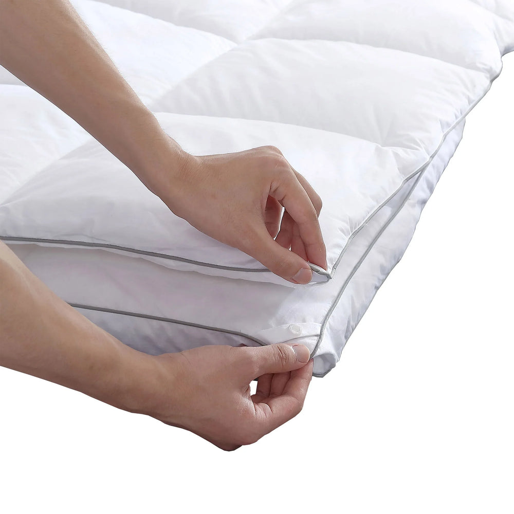 Hotel Grand Softy Feather Bed, White - USA MEGA SHOP