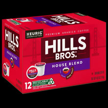 Red Hills Bros House Blend K-Cup pod box, 12 count, RECYCLABLE badge and dark roast
