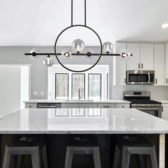 Housemark Luna 8-light LED Island Pendant Light - USA MEGA SHOP