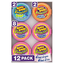 Hubba Bubba Bubble Gum Tape, Variety Pack, 2 oz, 12-count