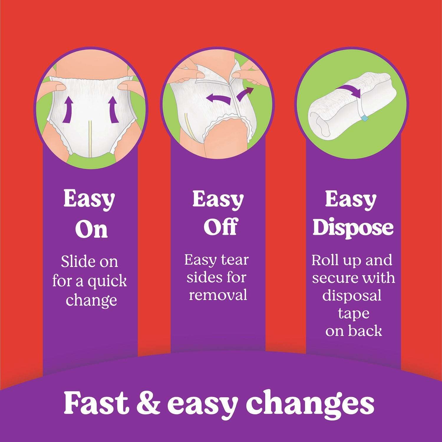 Huggies Little Movers HuggFit 360° Diapers, Sizes 3-7