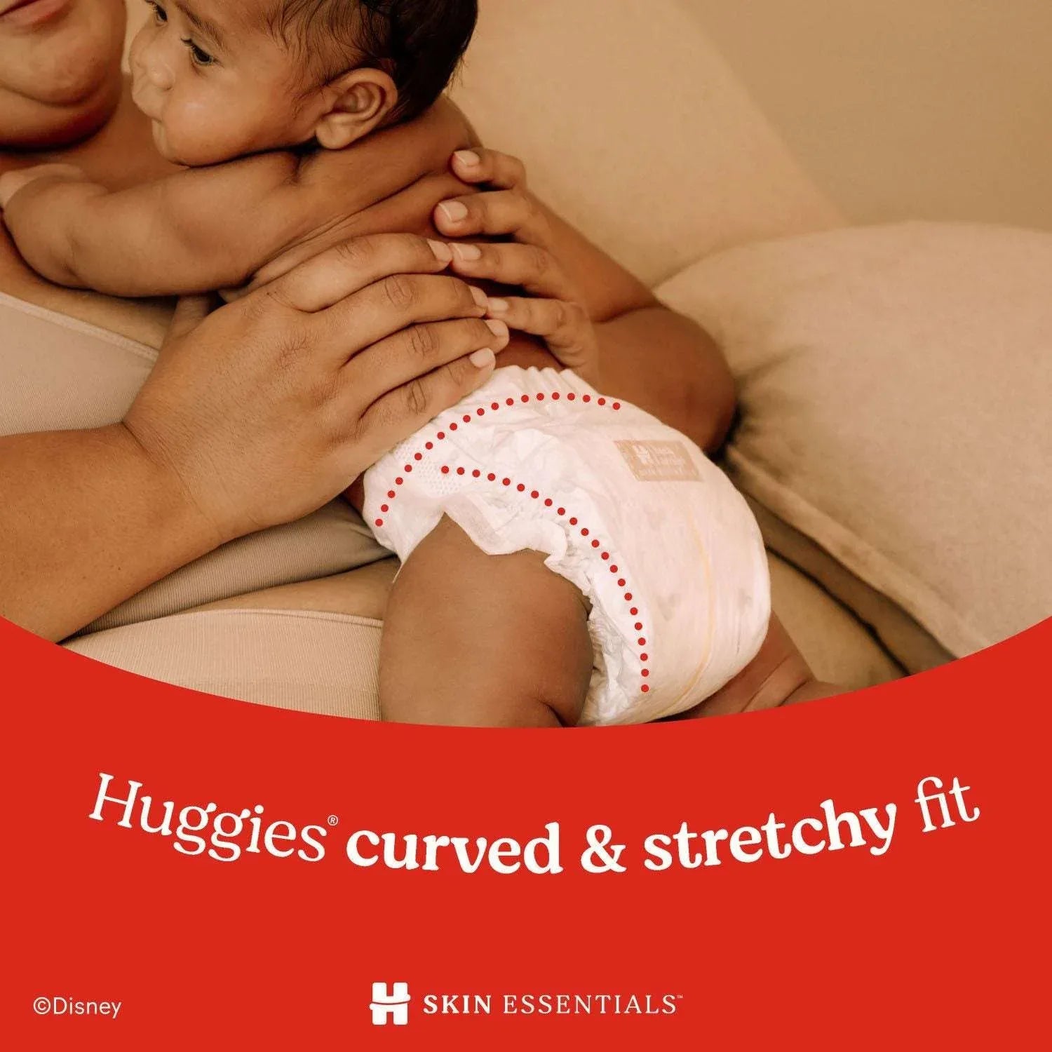 Huggies Skin Essentials Baby Diapers, Sizes 1-6 - USA MEGA SHOP