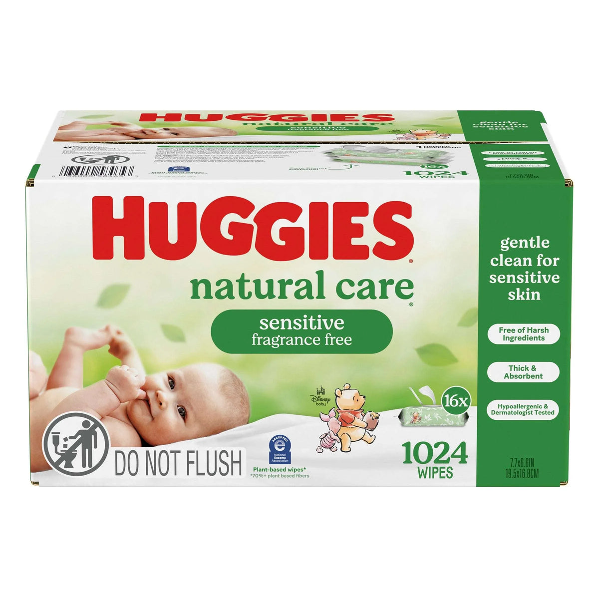 Huggies Natural Care Sensitive Baby Wipes, 1024-count - USA MEGA SHOP