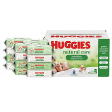 Baby wipes multipack with Huggies Natural Care Sensitive, 1024-count, stacked packs