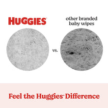 HUGGIES Difference chart comparing wipe texture vs other branded baby wipes