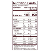 Nutrition Facts panel for mashed potatoes, showing calories and nutrient table