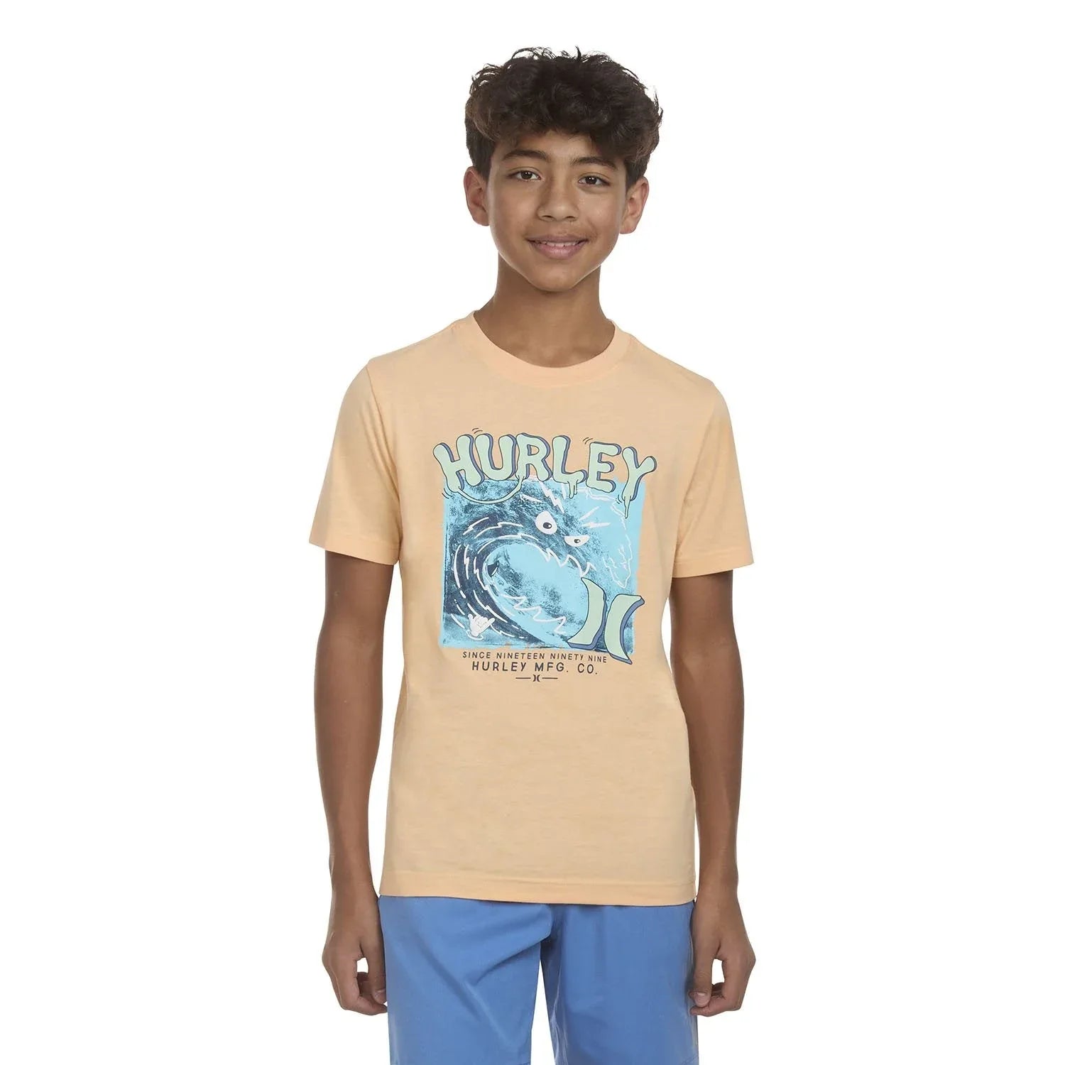 Hurley Boys Short Sleeve Graphic Tee - USA MEGA SHOP