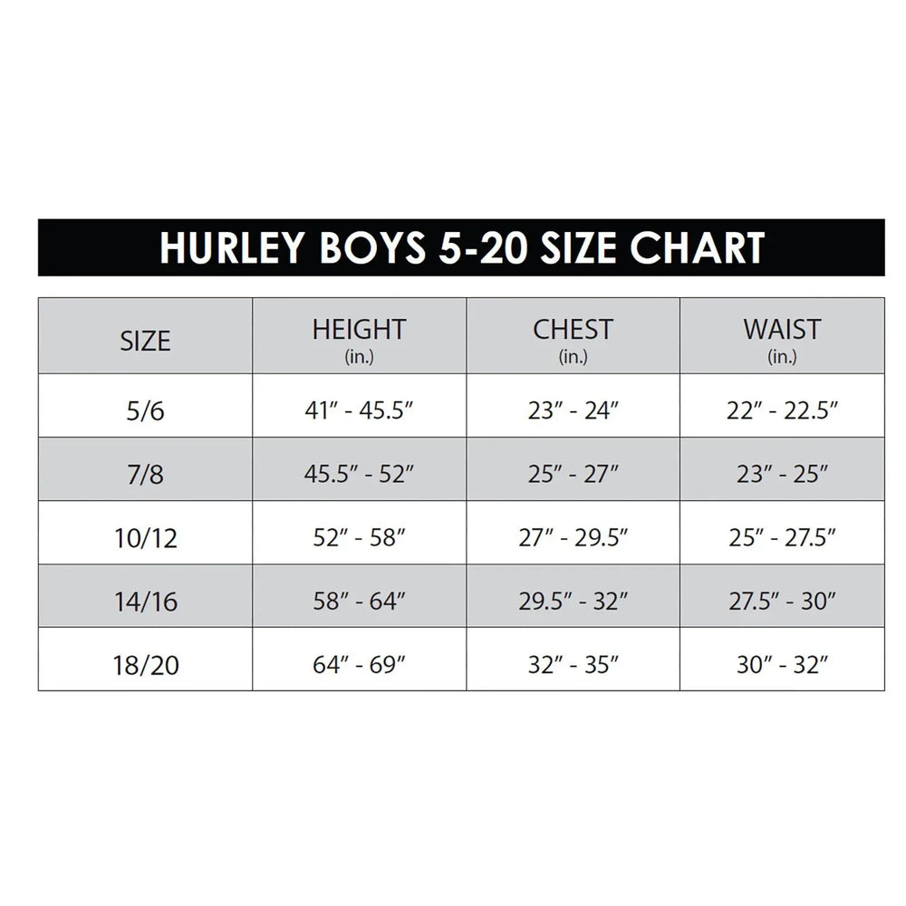 Hurley Boys Short Sleeve Graphic Tee - USA MEGA SHOP