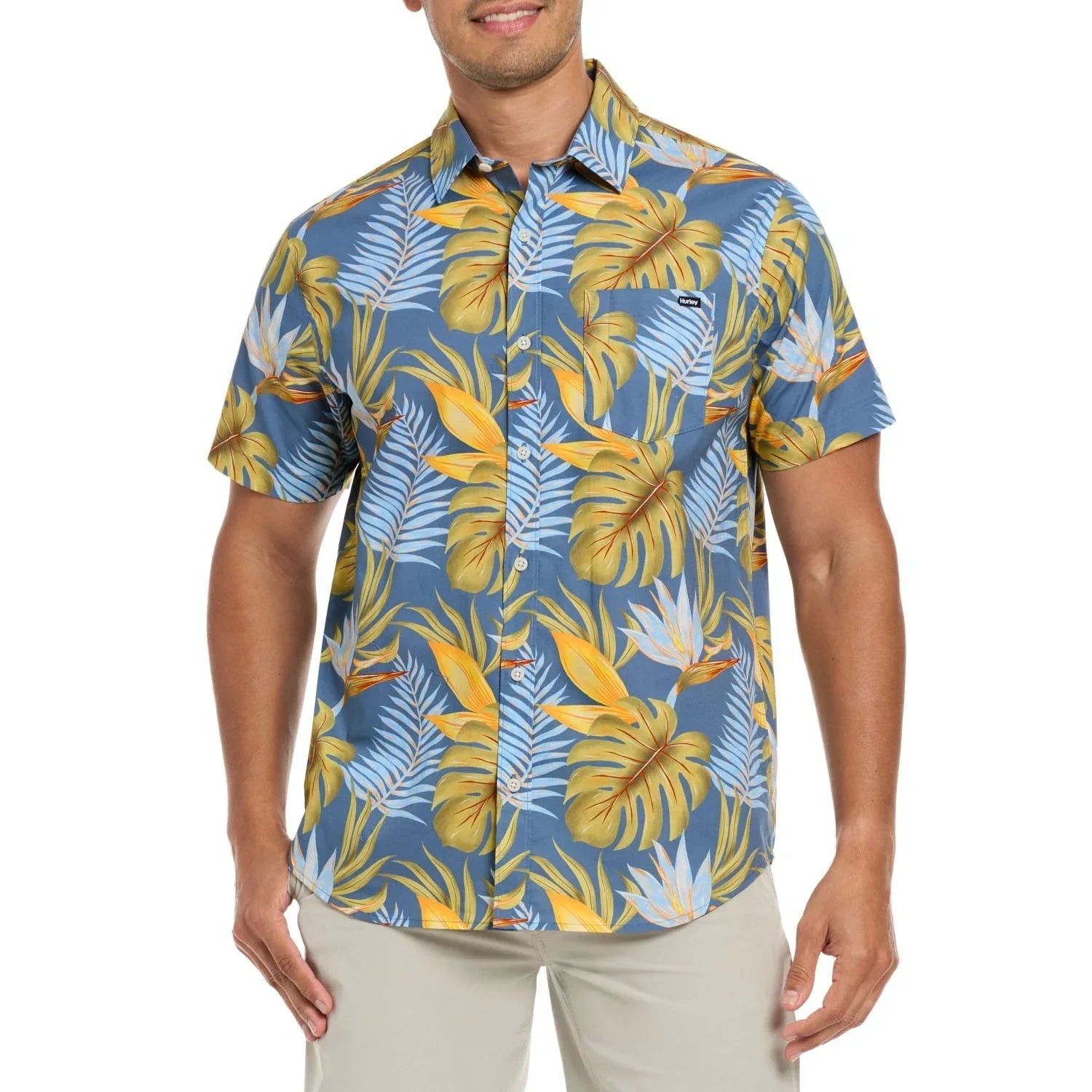 Hurley Men's Patio Printed Woven Shirt - USA MEGA SHOP