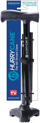 HurryCane Freedom Edition Folding Cane with T Handle, Black