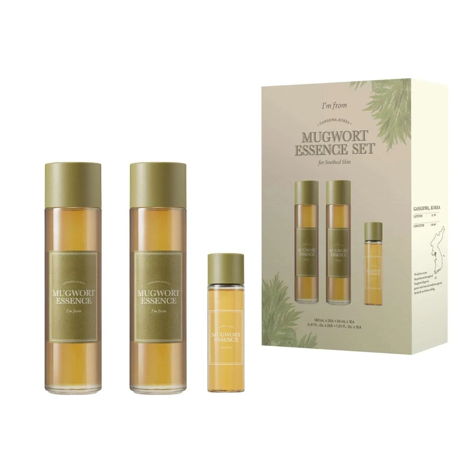 I'm from Mugwort Essence 5.4 fl oz, 2-pack + 1.0 fl oz, 1-pack - USA MEGA SHOP