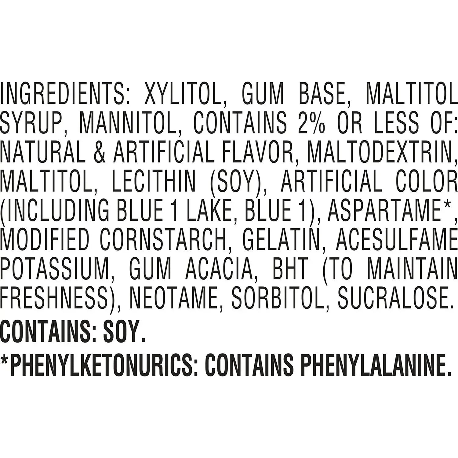 ICE BREAKERS Ice Cubes, Peppermint Sugar Free Chewing Gum, 40 pcs., 4 pk.