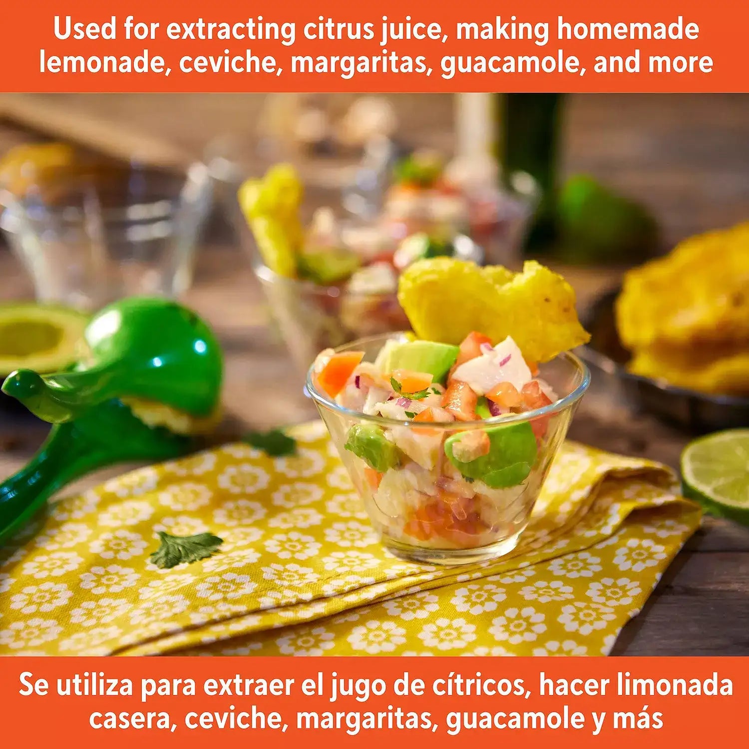 IMUSA Lime Squeezer / IMUSA Exprimidor de Limones y Frutas Citricas