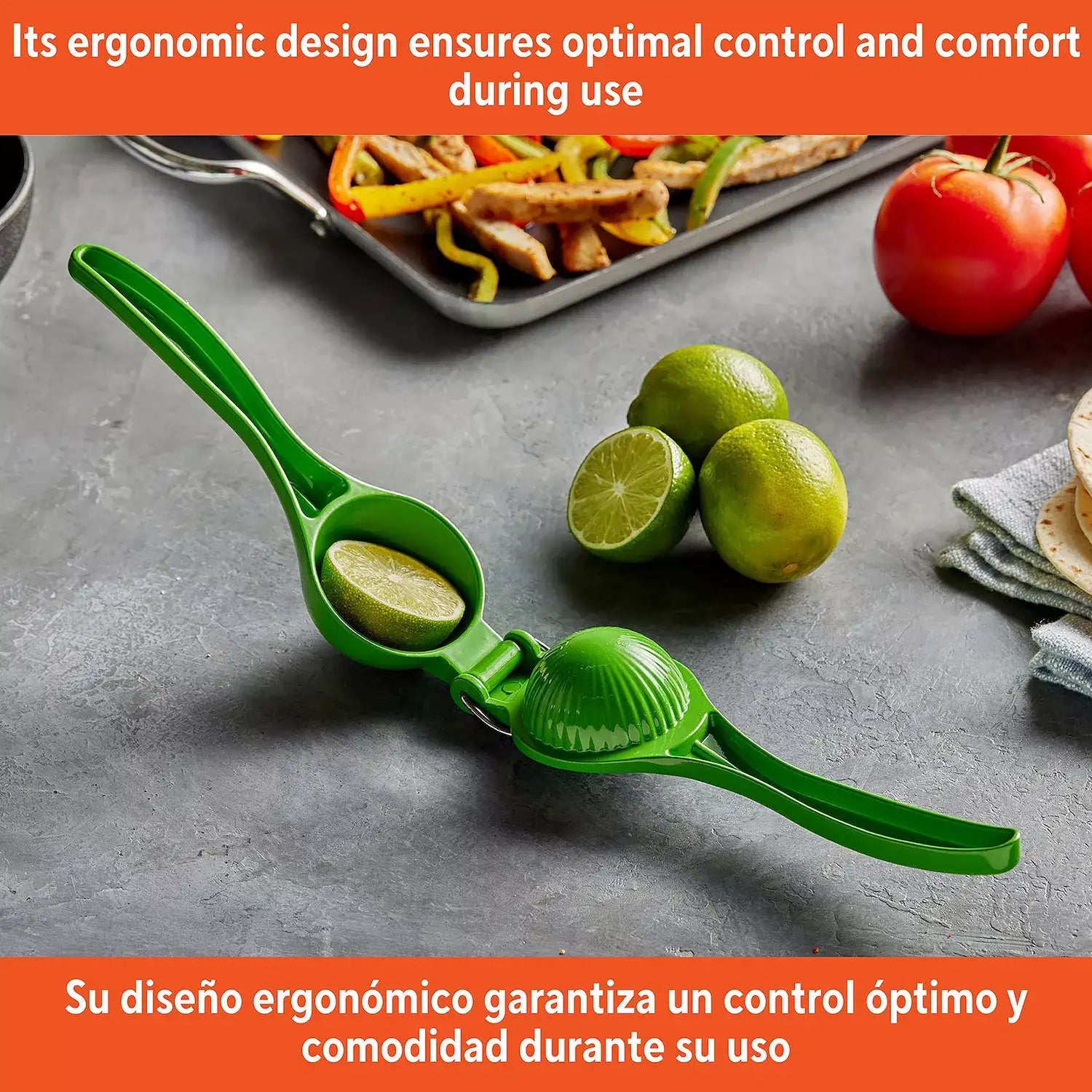 IMUSA Lime Squeezer / IMUSA Exprimidor de Limones y Frutas Citricas