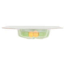Infantino vibrating teether tray with green frame and yellow center piece