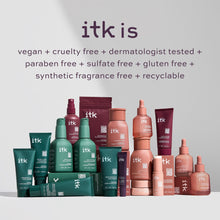 ITK brand treatments lineup including Blackhead + Pore Scrub products
