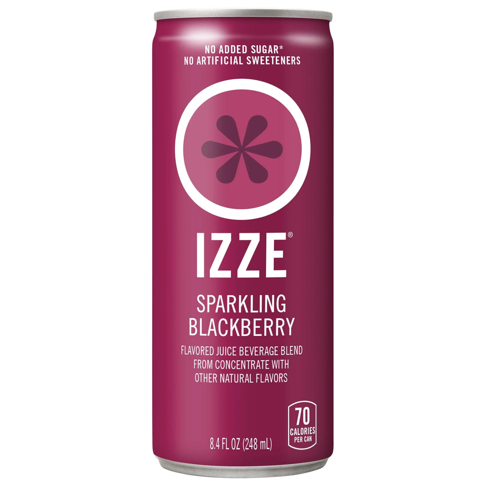 IZZE, Sparkling Juice Beverage, Variety Pack, 8.4 fl oz, 24-Count - USA MEGA SHOP
