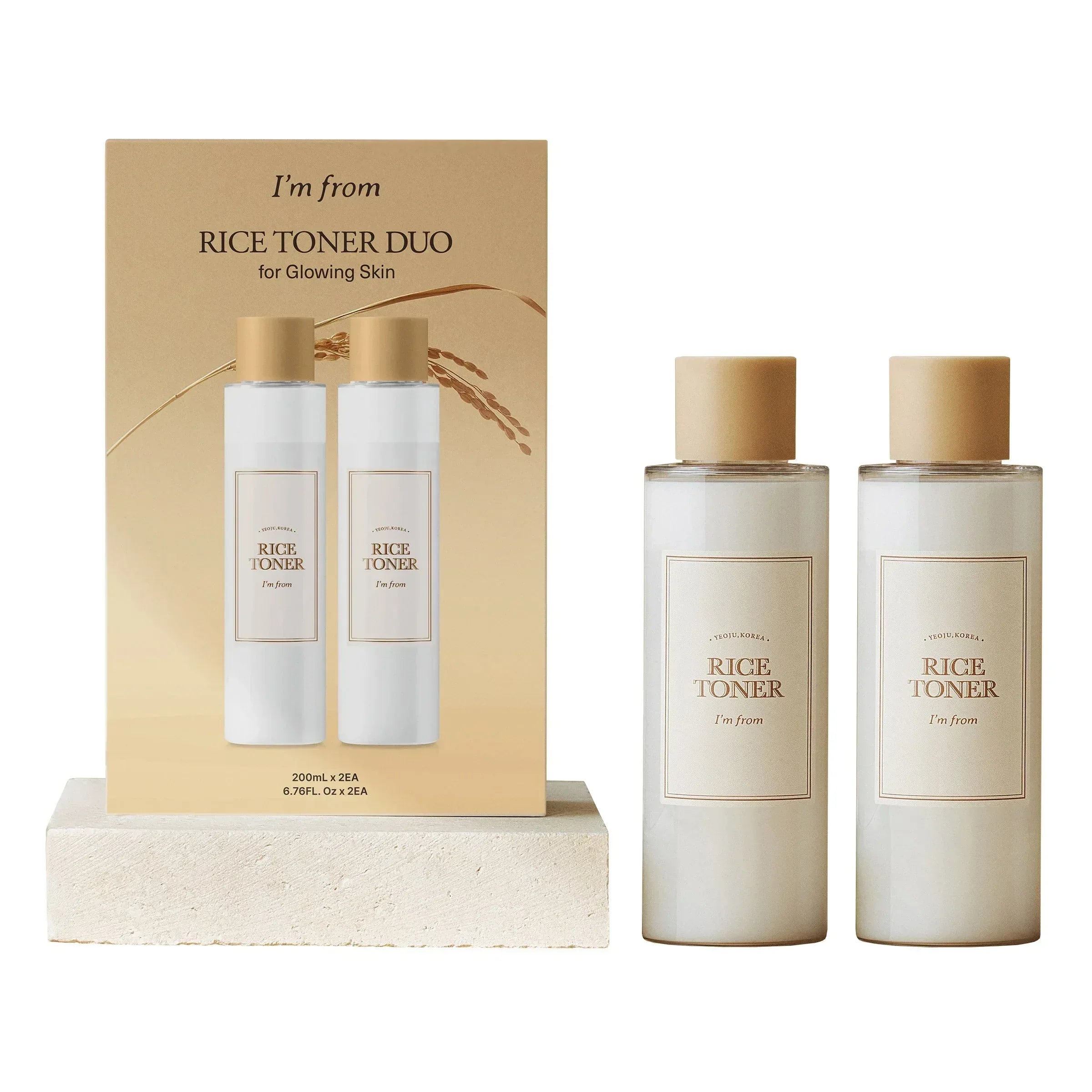 I'm From Rice Toner, 6.76 fl oz, 2-pack