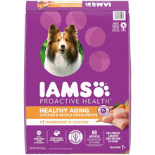 IAMS Proactive Health dry dog food bag, Healthy Aging chicken & whole grains