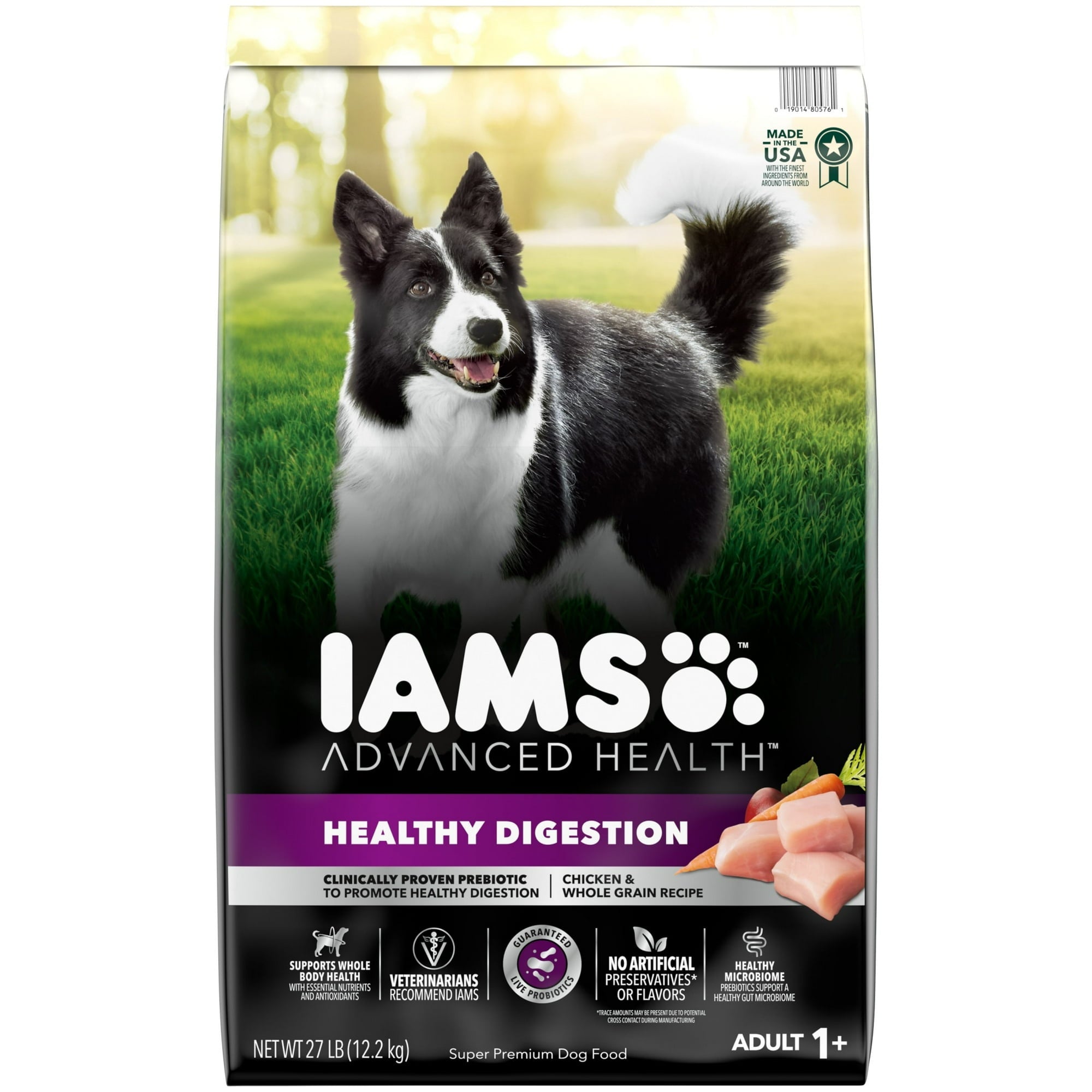 Iams Advanced Health Healthy Digestion Adult Dry Dog Food With Real Chicken