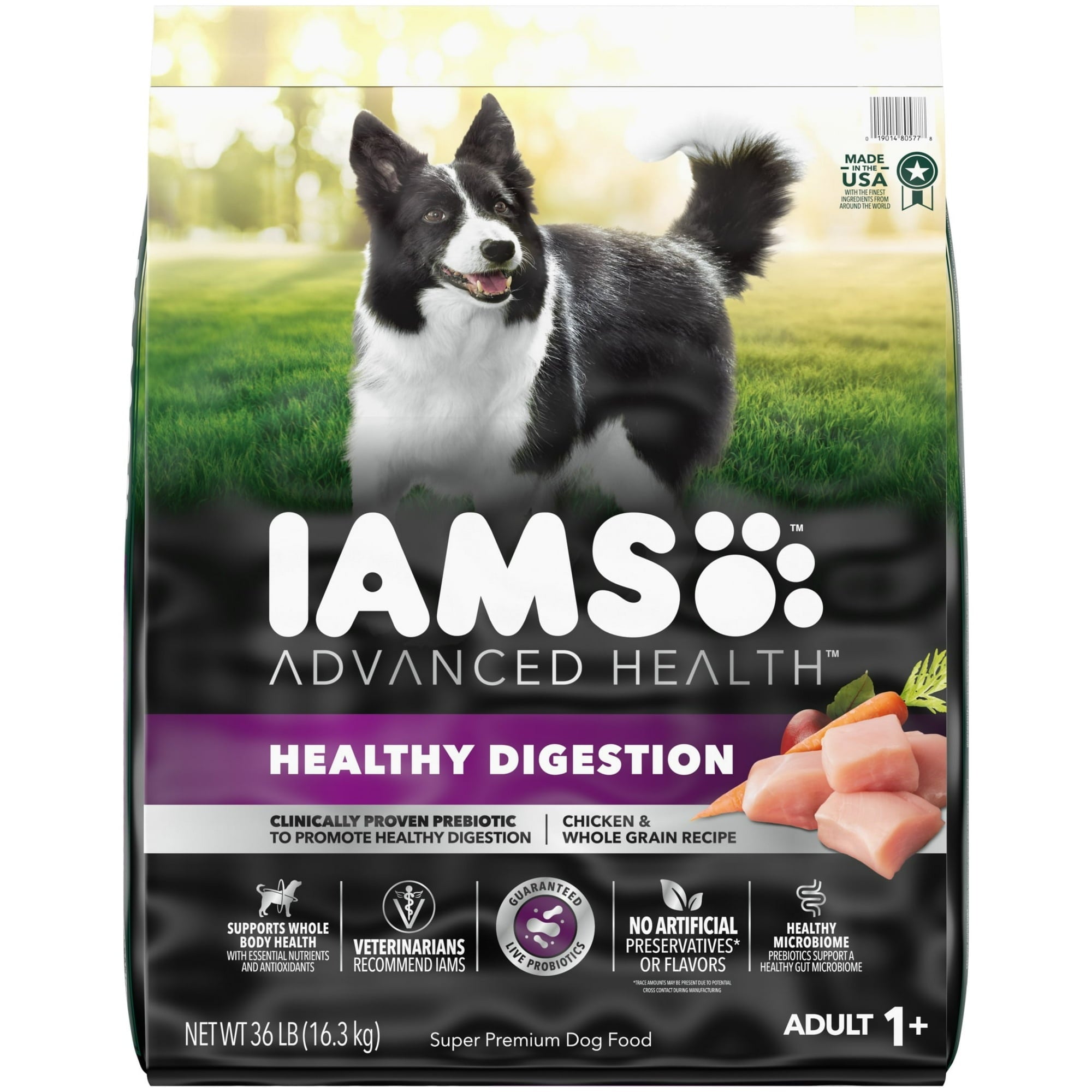 Iams Advanced Health Healthy Digestion Adult Dry Dog Food With Real Chicken