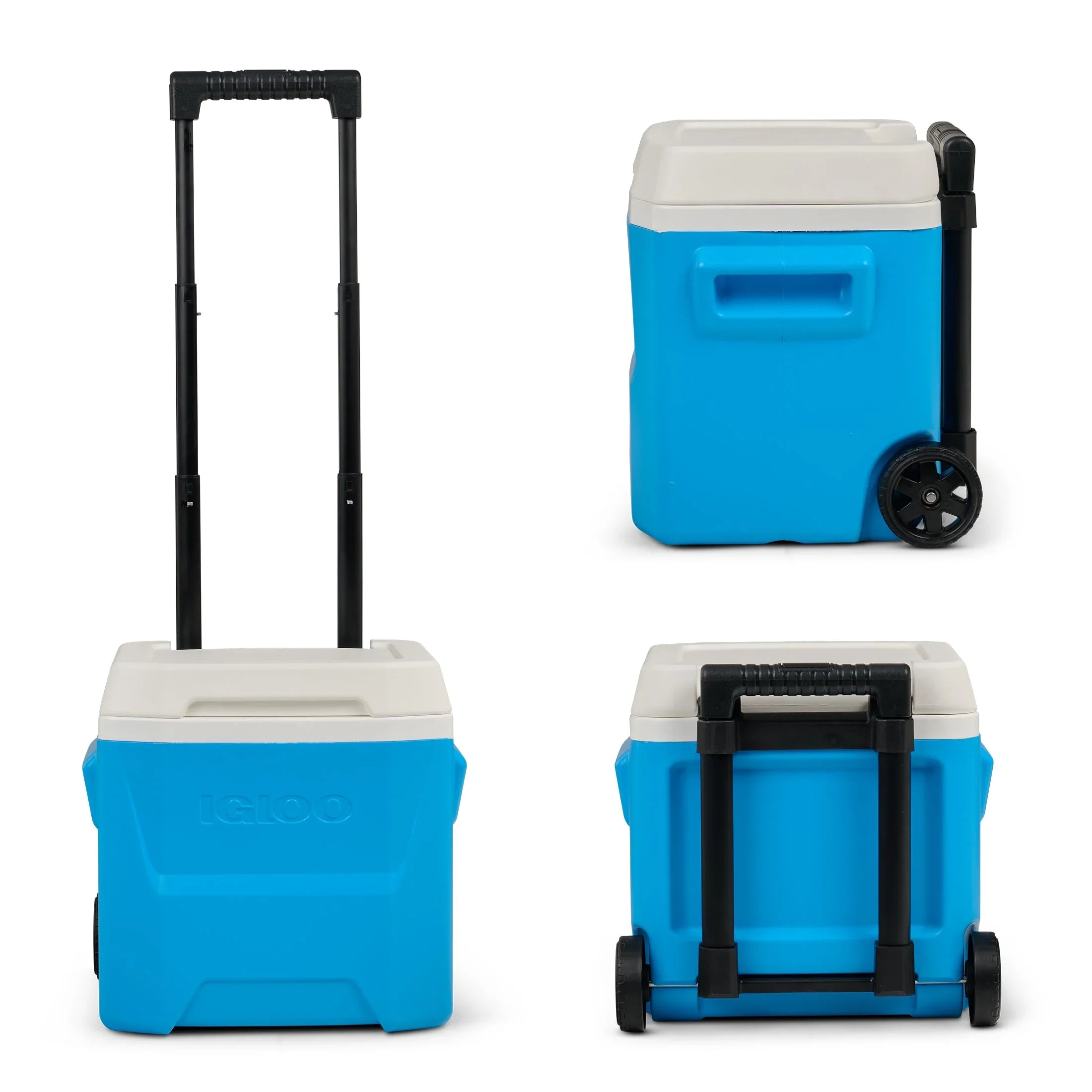 Igloo 16 QT Laguna Hard Sided Ice Chest Cooler with Wheels, Aqua Blue - USA MEGA SHOP